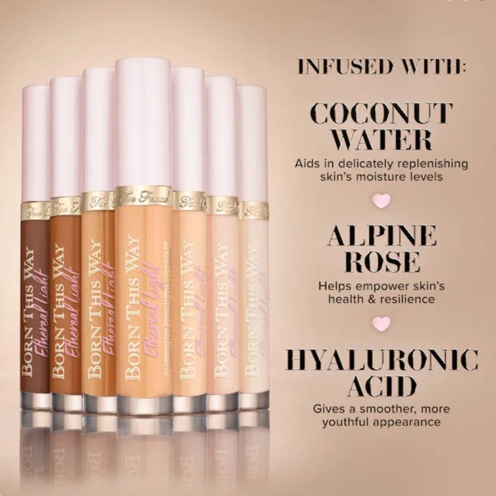 TOO FACED Born This Way Ethereal Light Illuminating Smoothing Concealer - Picture 5 of 9